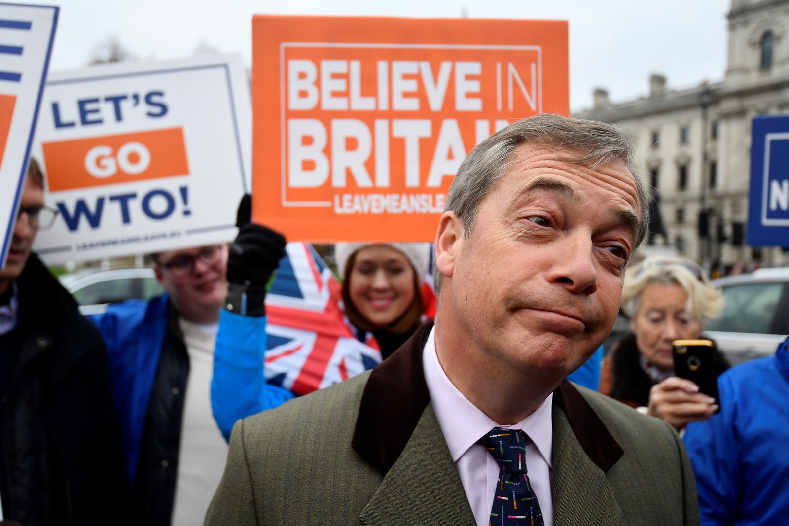 Nigel Farage foi um dos principais líderes do movimento que conseguiu que o Brexit fosse aprovado pela população — Foto: Reuters/Toby Melville