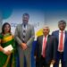 embaixadora de Bangladesh para o Brasil, Sadia Faizunneza, do secretário sênior do Ministério do Comércio de Bangladesh, Tapan Kanti Gosh, e do presidente da FBCCI, Jashim Uddin.