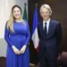A Vice-governadora Jade Romero e o embaixador da França, Emmanuel Lenain
