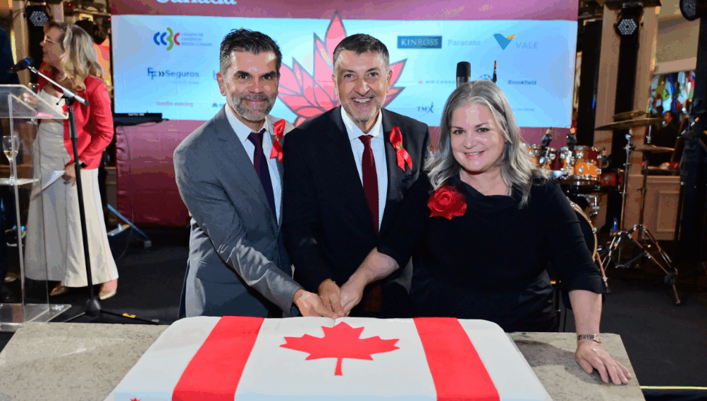 Cônsul-Geral no Rio de Janeiro, François Jubinville, Embaixador do Canadá no Brasil, Emmanuel Kamarianakis, Cônsul-Geral em São Paulo, Caroline Charette