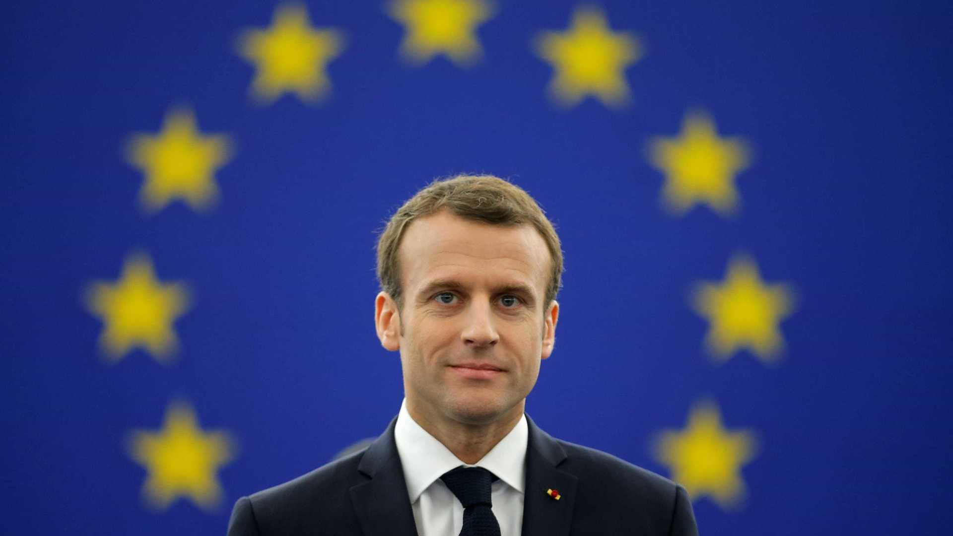 O presidente da França, Emmanuel Macron.