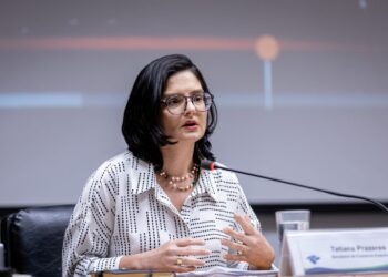 Tatiana Prazeres falou sobre o assunto em coletiva de imprensaMdic
Tatiana Prazeres falou sobre o assunto em coletiva de imprensa