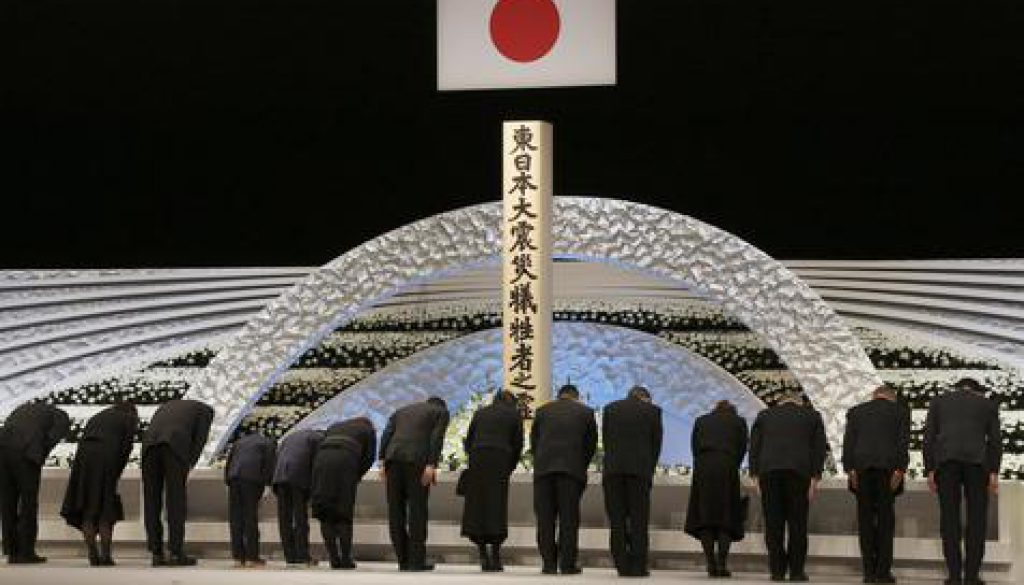 Japan marks sixth anniversary of the earthquake and tsunami
