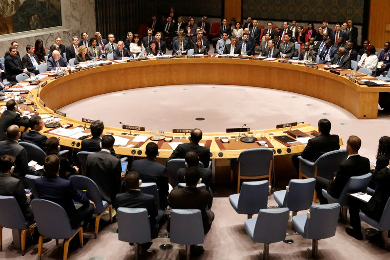 Reunião do Conselho de Segurança da ONU na sede da organização em Nova York, EUA
01/06/2018
REUTERS/Shannon Stapleton