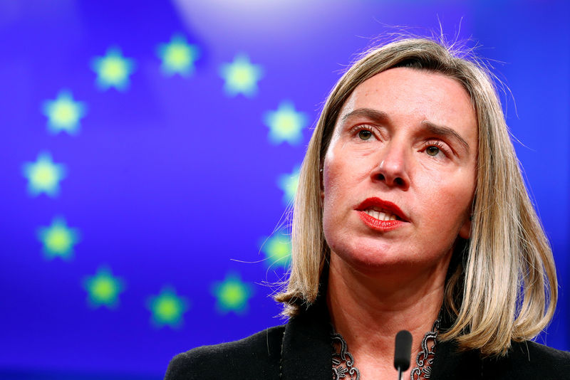 Chefe de política externa da UE, Federica Mogherini
22/01/2019
REUTERS/François Lenoir