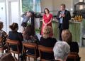 A embaixadora Mateja Kracun e  Jorge Afonso Meza Robayo, Representante da Organização das Nações Unidas para a Alimentação e Agricultura (FAO) no Brasil