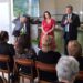 A embaixadora Mateja Kracun e  Jorge Afonso Meza Robayo, Representante da Organização das Nações Unidas para a Alimentação e Agricultura (FAO) no Brasil