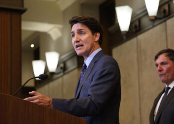 Prime Minister Justin Trudeau Holds News Conference
© Photographer: David Kawai/Bloomberg