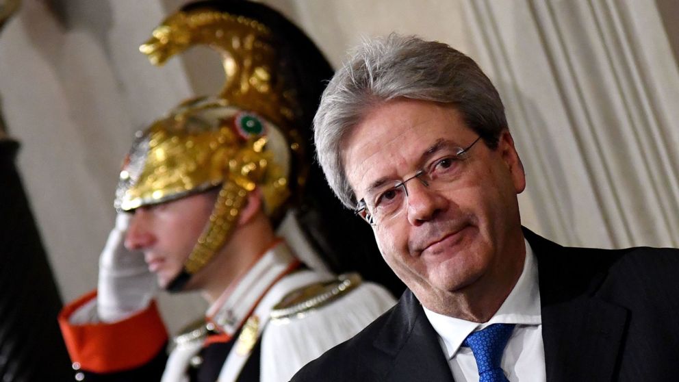 Italy's newly named Prime Minister Paolo Gentiloni arrives for a press conference in Rome on December 11, 2016. 
Gentiloni was named as Italy's new prime minister following reformist leader Matteo Renzi's resignation in the wake of a crushing referendum defeat. Gentiloni, who had been Renzi's foreign minister, was asked by the president to form a new government that will guide Italy to elections due by February 2018, a presidency spokesman announced.  / AFP / Alberto PIZZOLI        (Photo credit should read ALBERTO PIZZOLI/AFP/Getty Images)
