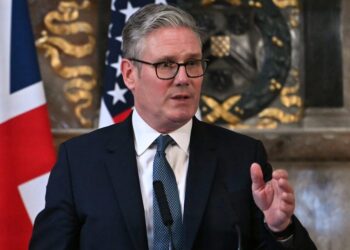 O primeiro-ministro britânico, Keir Starmer: reconhecimento para que os dois países e seus povos vivam em paz. O primeiro-ministro britânico, Keir Starmer: reconhecimento para que os dois países e seus povos vivam em paz.©Andrew Caballero-Reynolds/AFP