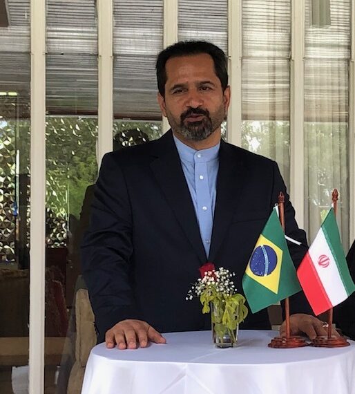 O embaixador da Irã no Brasil, Hossein Gharibi