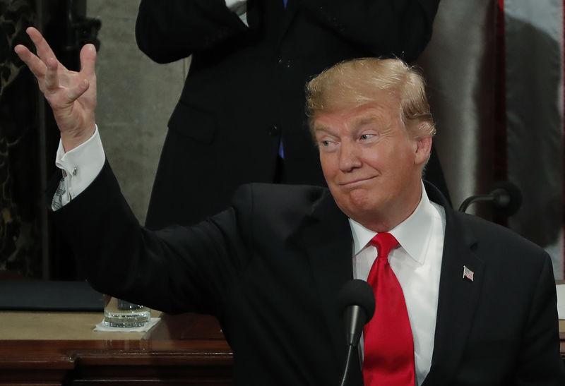 Presidente dos EUA, Donald Trump, em Washington 05/02/2019 REUTERS/Jim Young
