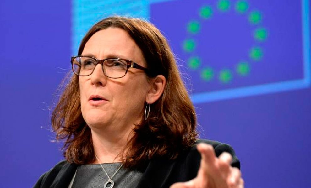 comissária europeia do Comércio, Cecilia Malmström.