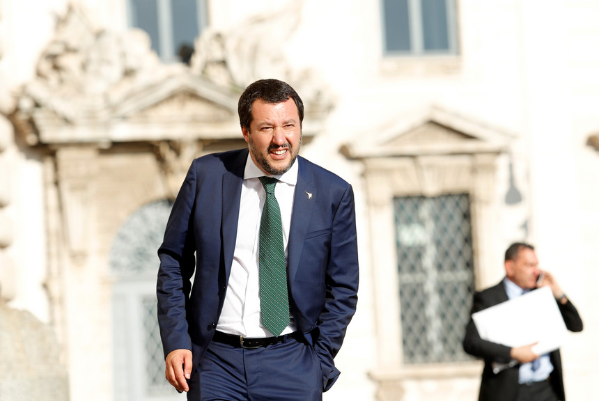 Ministro do Interior italiano, Matteo Salvini