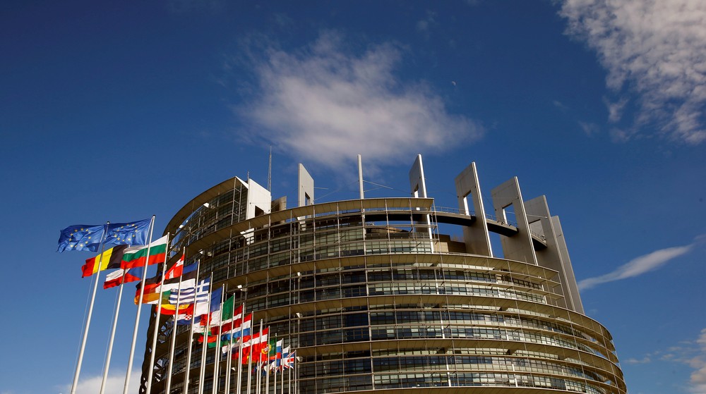Sede do Parlamento Europeu, em Estrasburgo, na França — Foto: REUTERS/Arnd Wiegmann